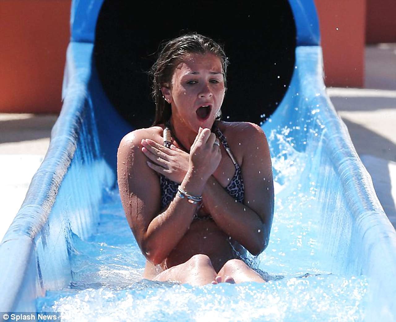 Brooke Vincent looking very hot and sexy in bikini on pool #75229010