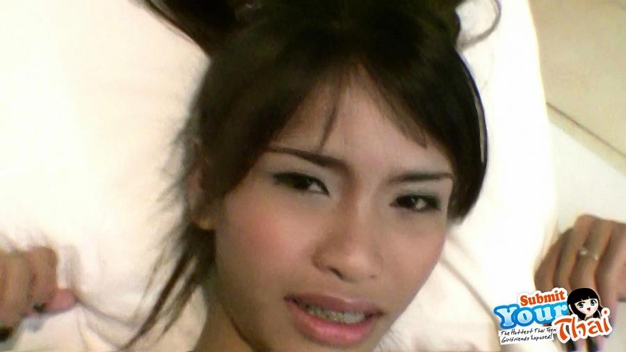 Tiny petite Thai babe with braces sucks and fucks for a creampie #67232832