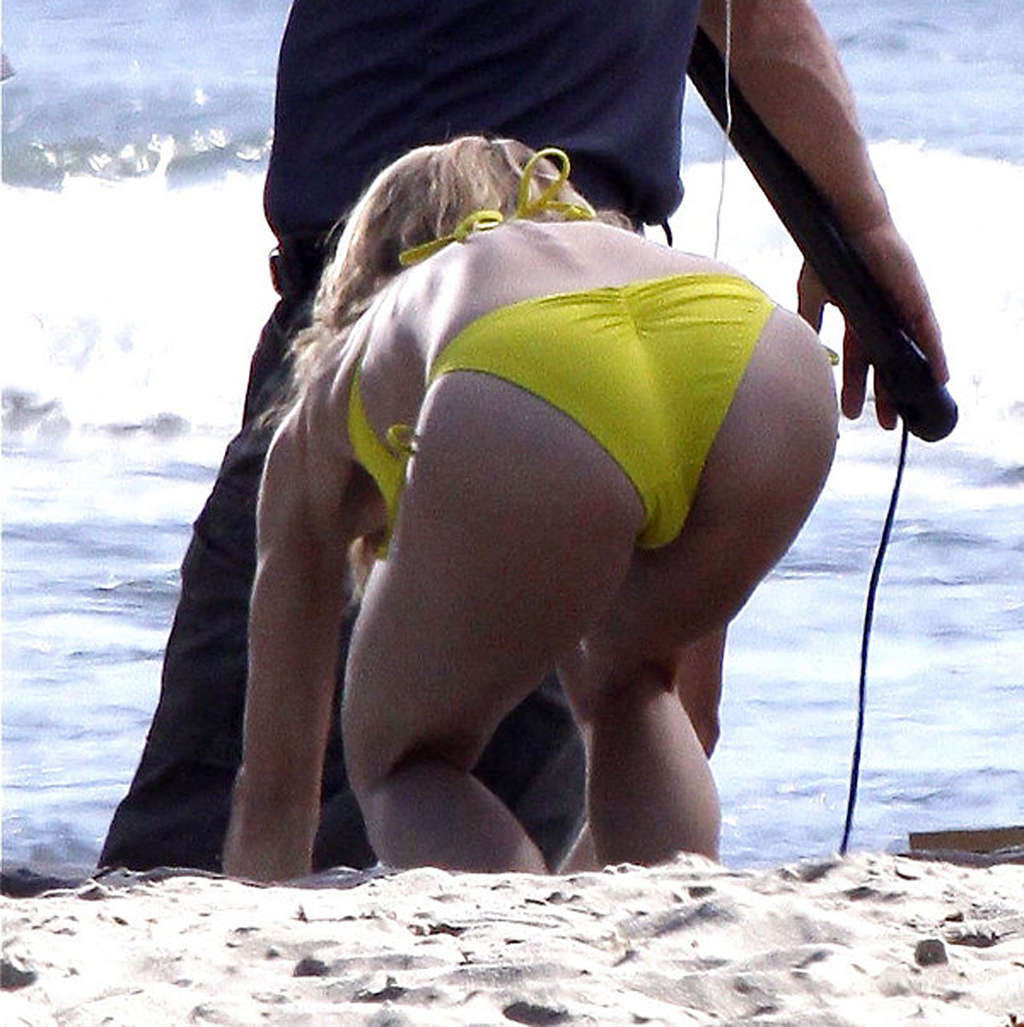 AnnaLynne McCord nice sideboob and great ass in bikini paparazzi shoots #75341331