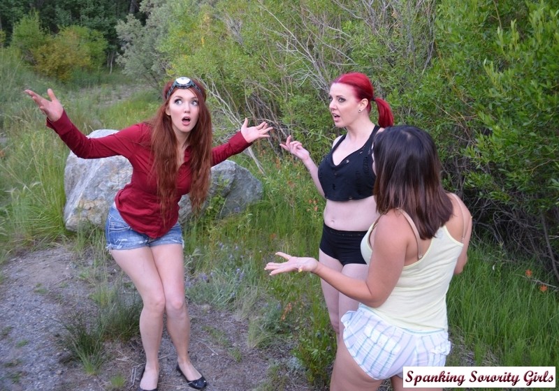 Sorority girls get spanked hard on a class field trip #72355879