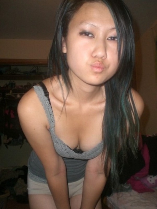 Mega oozing hot and delicious Asian girls posing naked #69878842