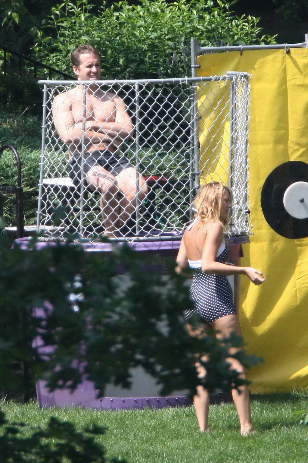 Blake lively showing her ass in polka dot monokini at the pool party in nyc
 #75257994
