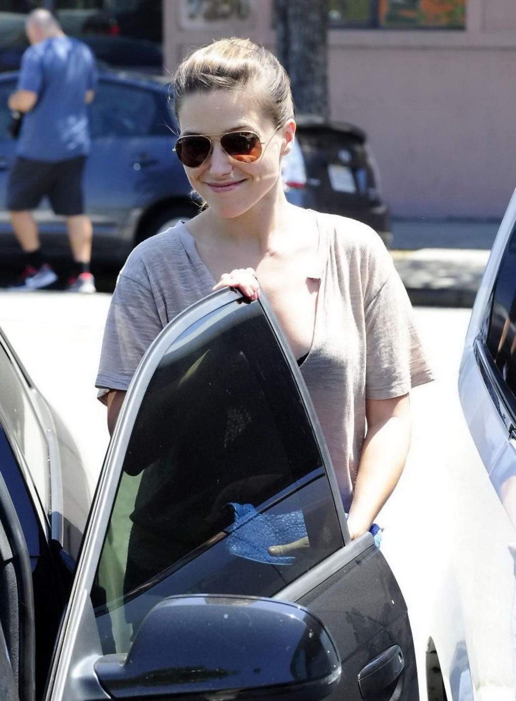 Sophia Bush showing huge cleavage while shopping out in Beverly Hills #75221319