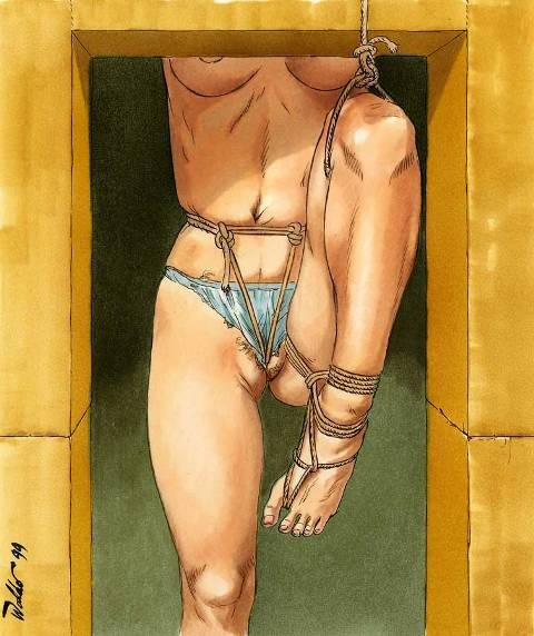 Male femminile dungeon opere d'arte e disegni di dolore bondage
 #69666064