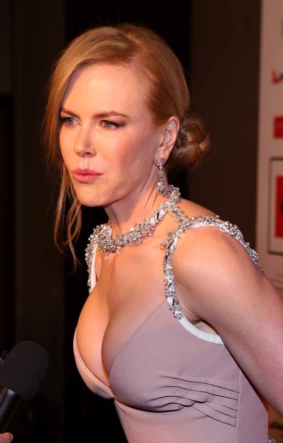 Nicole Kidman showing huge cleavage at the Celebrate Life Ball in Melbourne #75193929