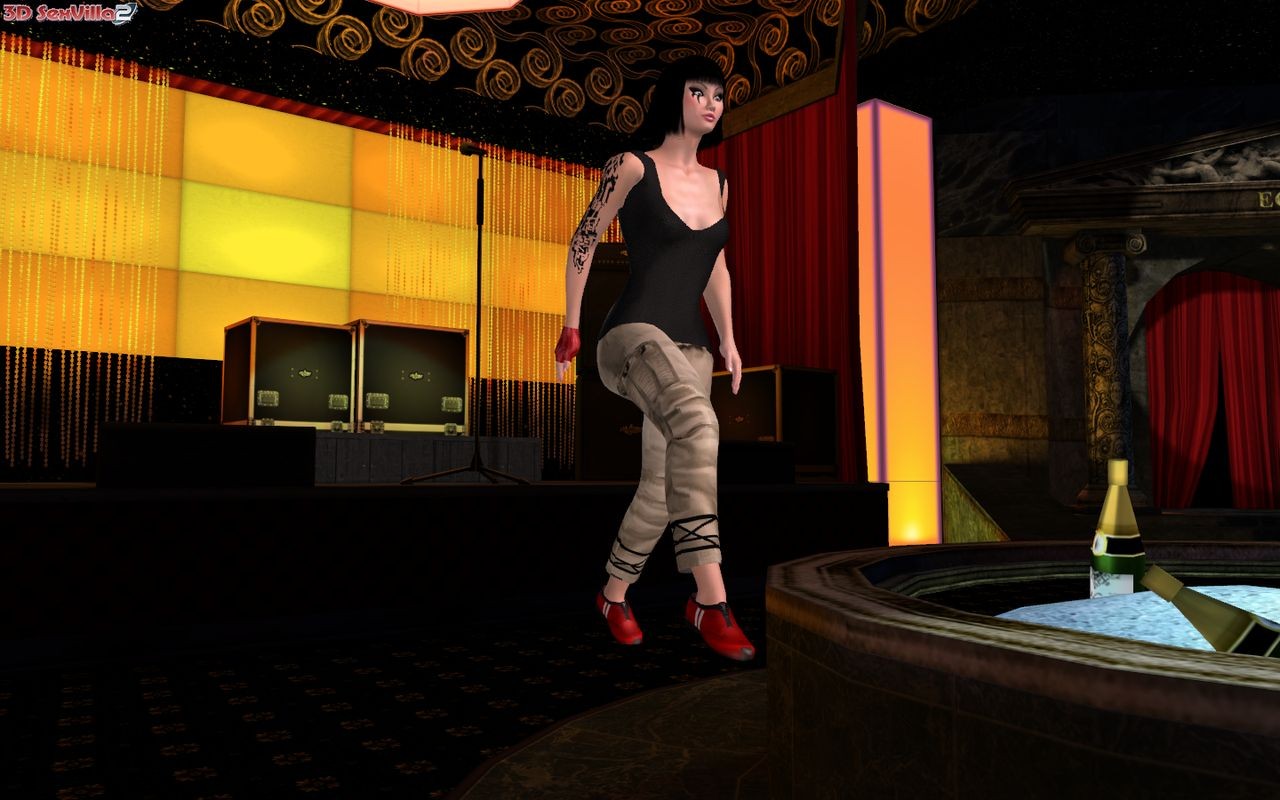 3d animated babe free running in a strip club #69332687