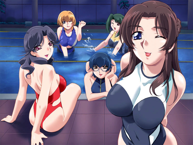 Badeanzug Hentai-Modelle mit großen Titten nehmen Schwanz in den Arsch
 #69683551