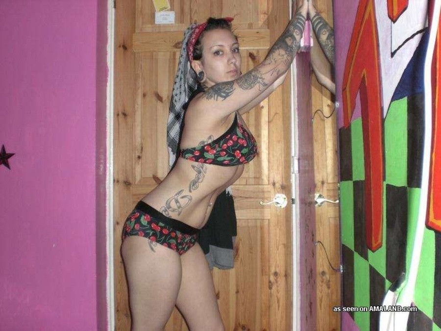 Hot and naughty inked babes teasing their bfs on cam
 #67609372