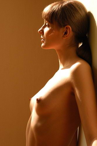 Auburn Austrian posing bitty nipples #78999665