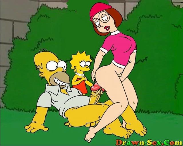 Marge simpson recibiendo un fuerte golpe con un gran consolador
 #69651391