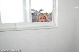 Shower Tug Job - Milf next door gives neighbor a tugjob in the shower Porn ...