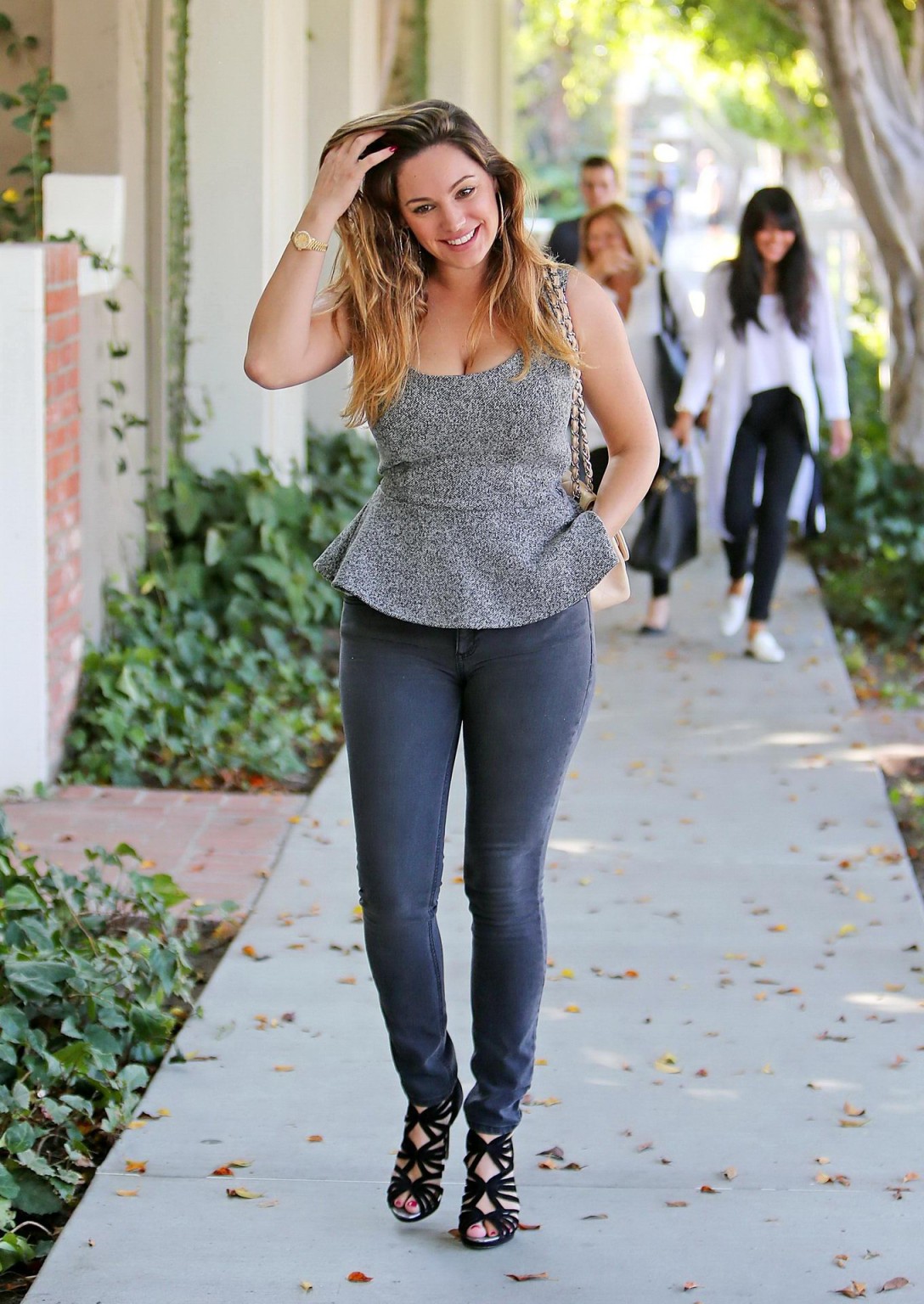 Kelly Brook showing off her booty and cleavage out in West Hollywood #75183602