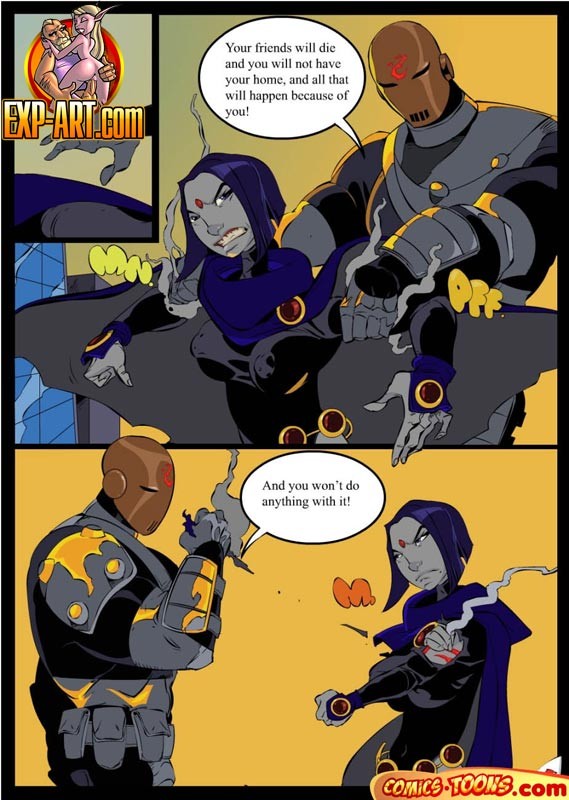 Raven Vs Slade in a Teen Titan Battle! #69541137