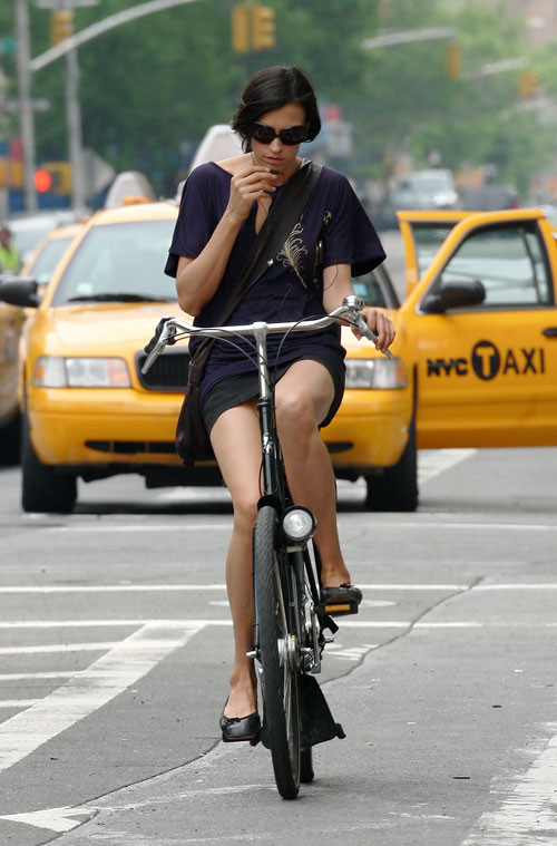 Famke Janssen Showing Her Panties While Riding Bike Paparazzi Pictures And Posin Porn Pictures 4461