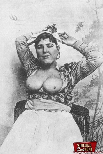 Ladies from the twenties showing their big tits #78464326