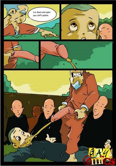 Old man fucks innocent monk in gay comics #69717458