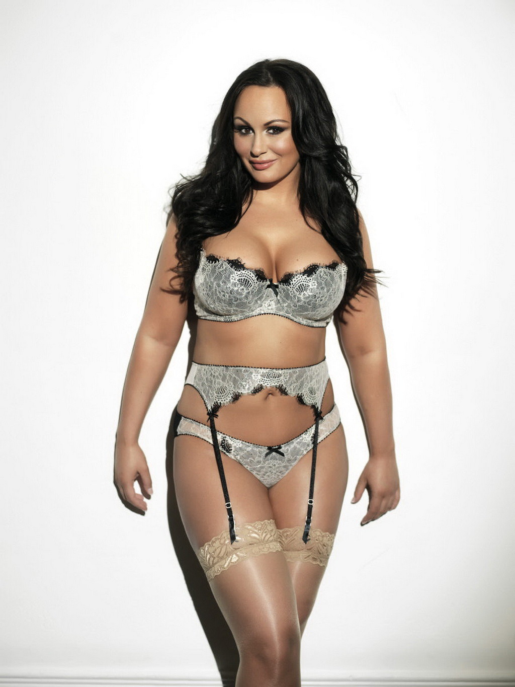 Chanelle Hayes showing off her big boobs in Nuts Magazine photoshoot
