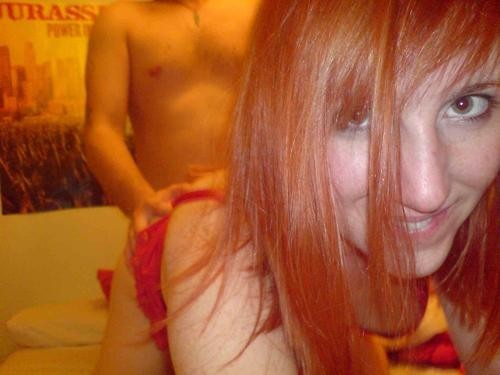 Horny girlfriend posing for camera at Valentine's Day #68505140