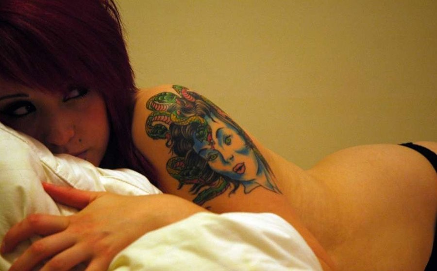 Hot Red Headed Emo Flashing Her Tender Perky Tits She Is So Naughty So Sweet #78756523