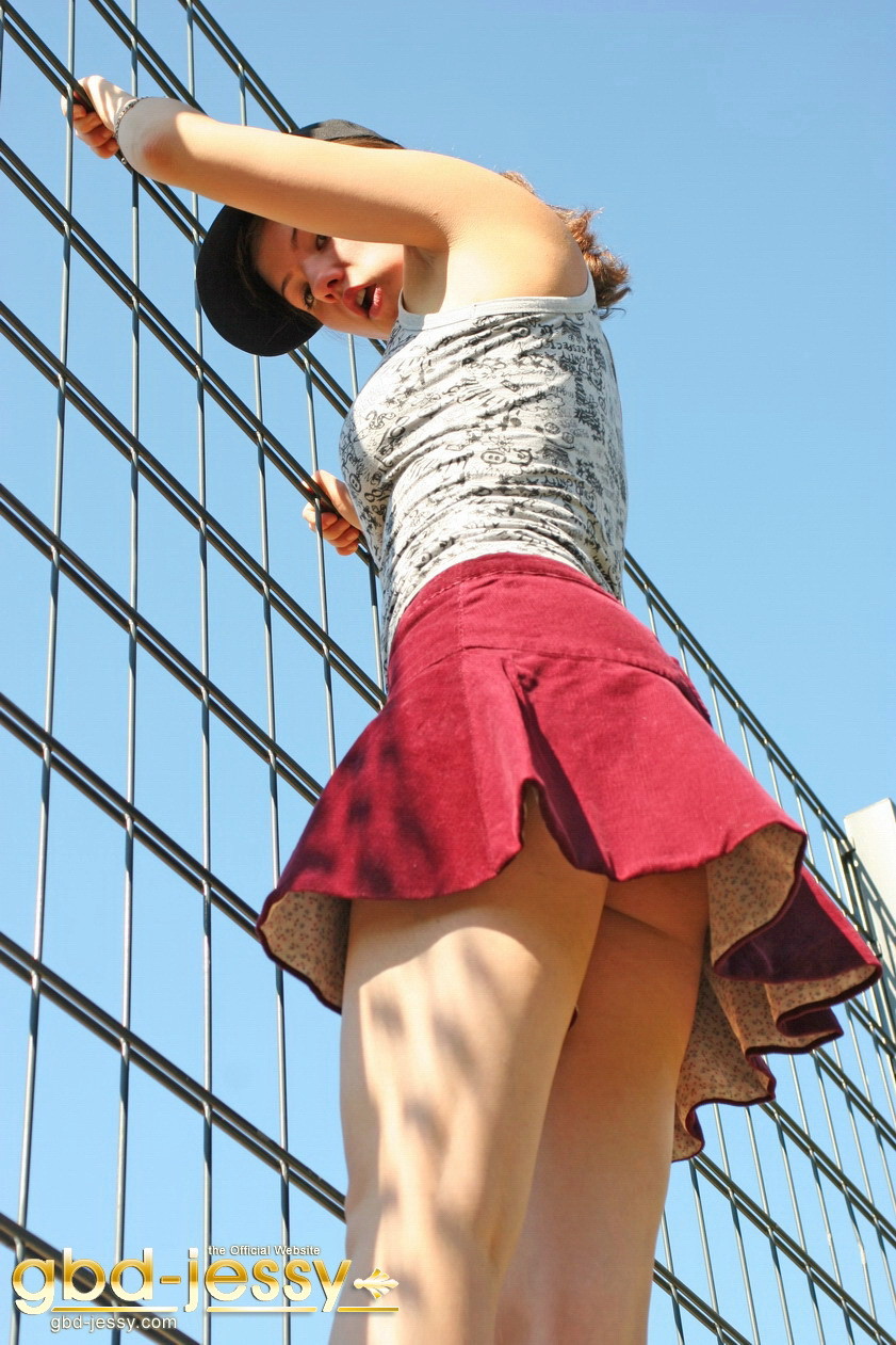 Jessy playing on playground #70222514