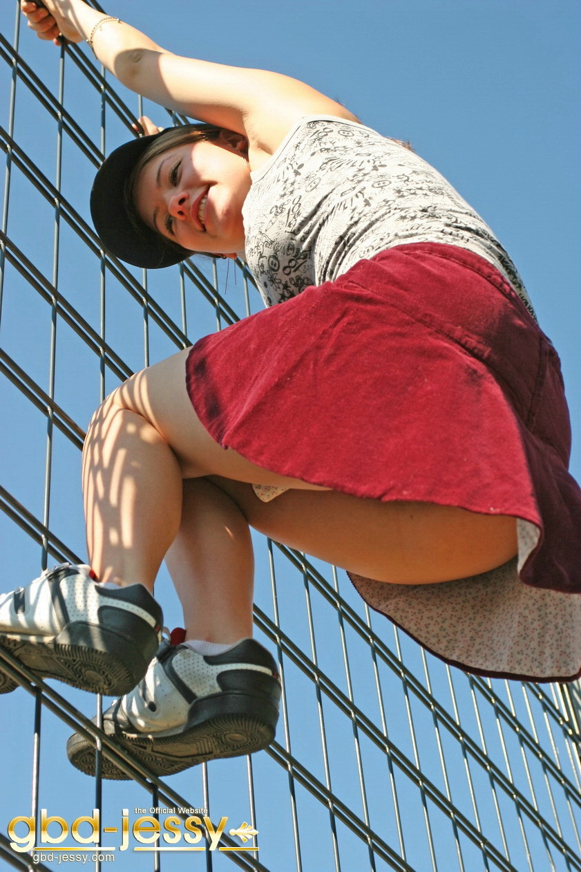 Jessy playing on playground #70222518