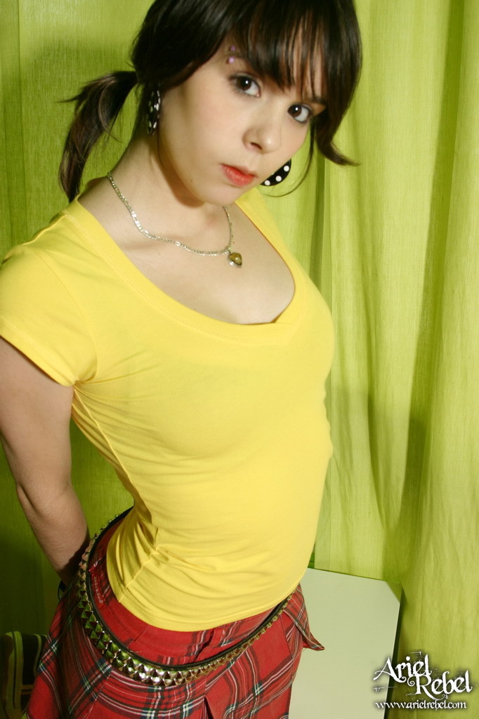 Sexy teen in yellow top #67595676