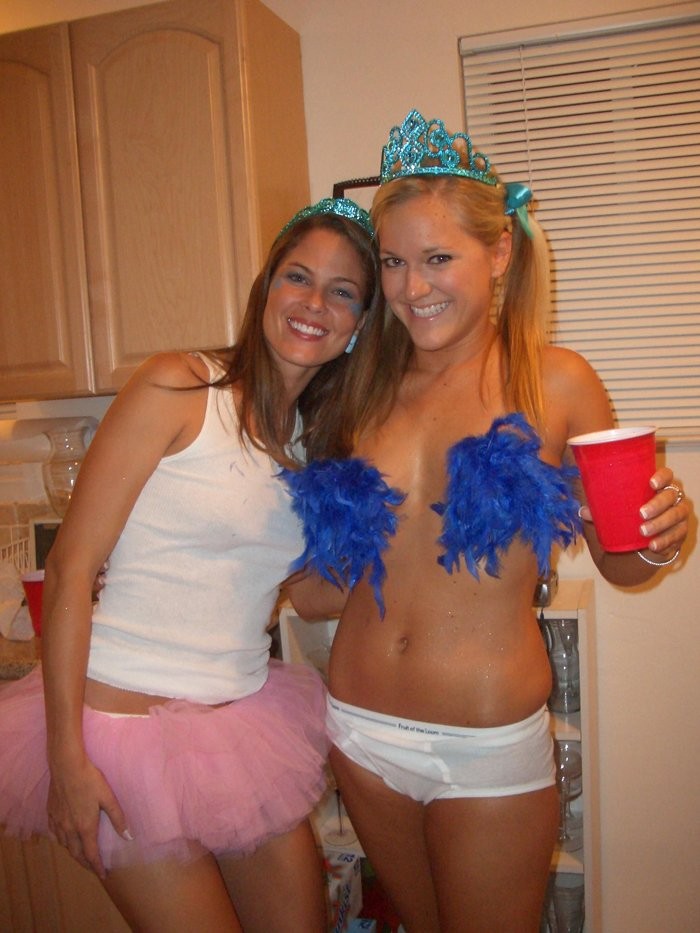 Trashed Drunk College Girls Flashing Awesome Tits #76398851