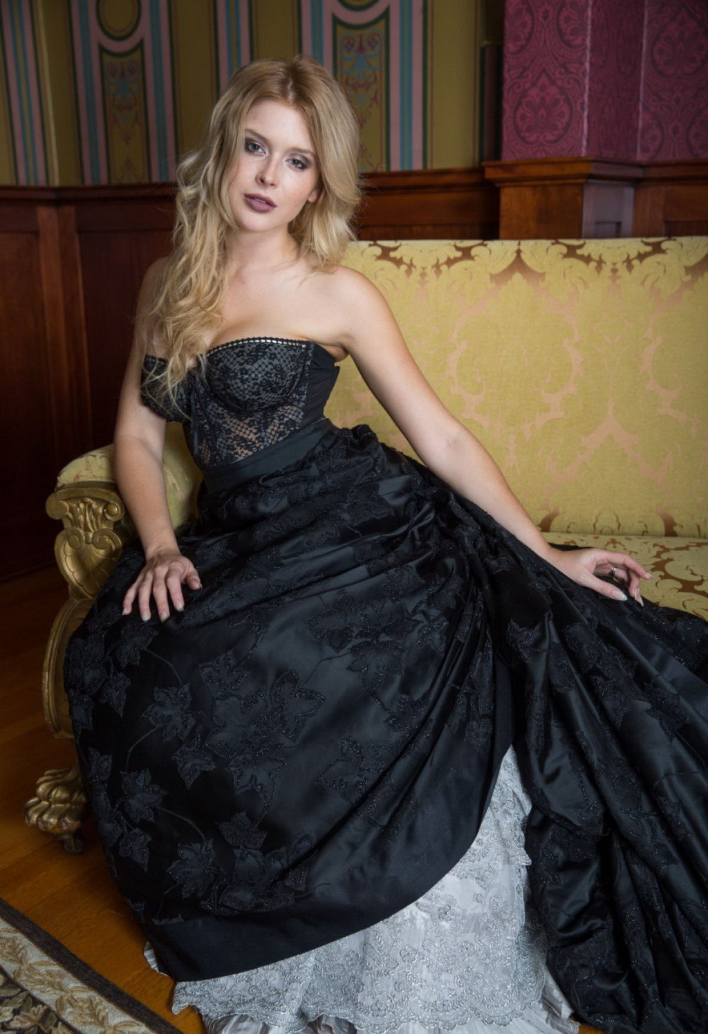Renee Olstead busty in partially see through strapless dress #75151529