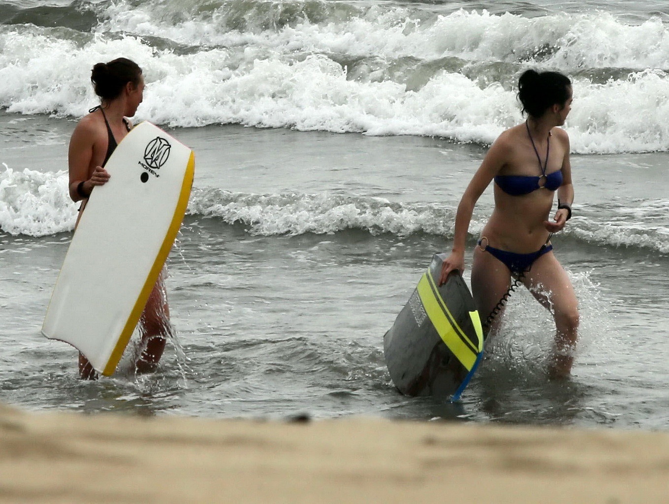 Krysten Ritter wearing a sexy blue bikini at a beach in Puerto Vallarta #75198341