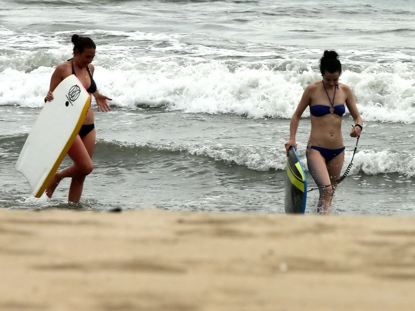 Krysten Ritter wearing a sexy blue bikini at a beach in Puerto Vallarta #75198346