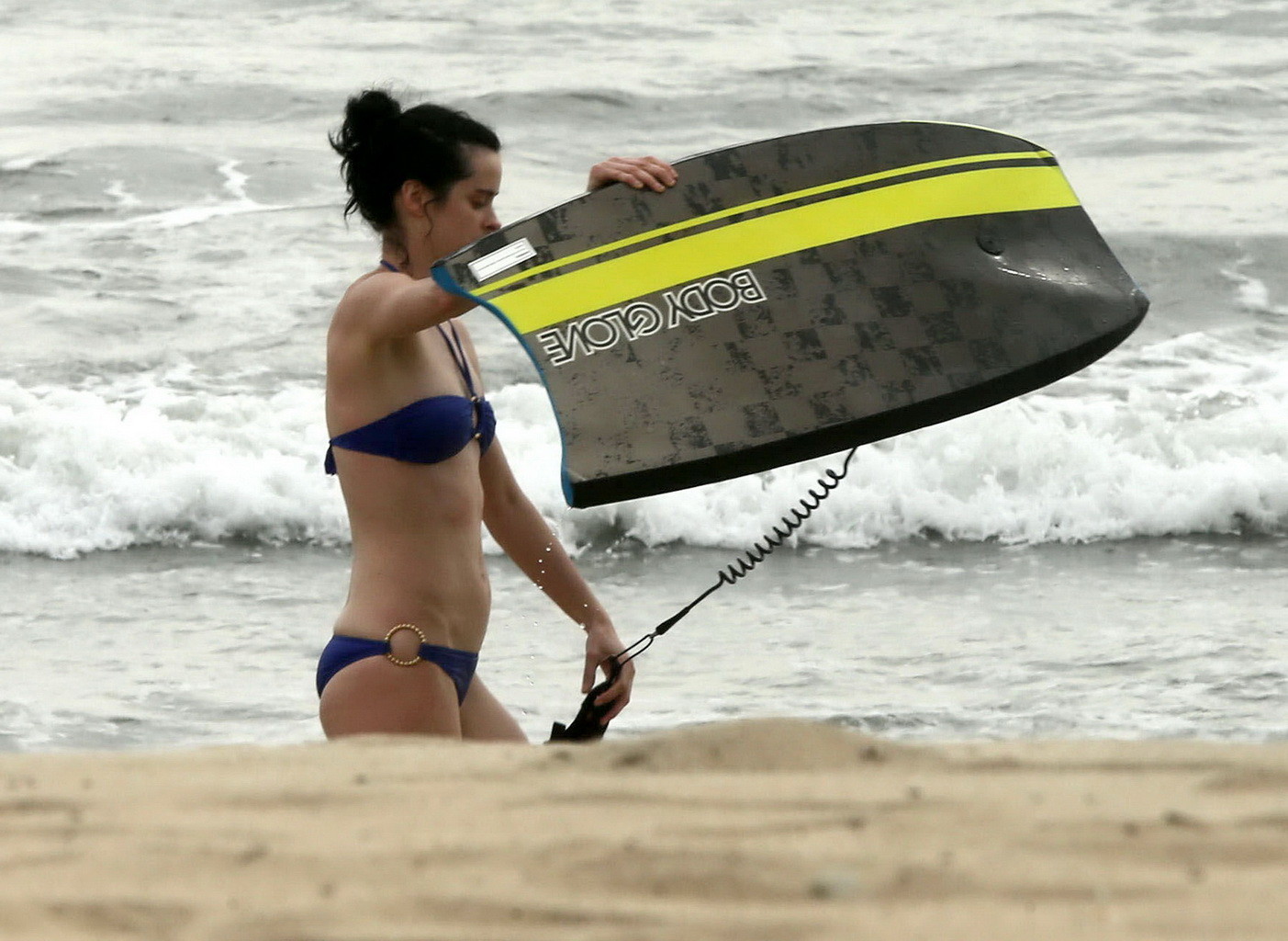 Krysten Ritter wearing a sexy blue bikini at a beach in Puerto Vallarta #75198362