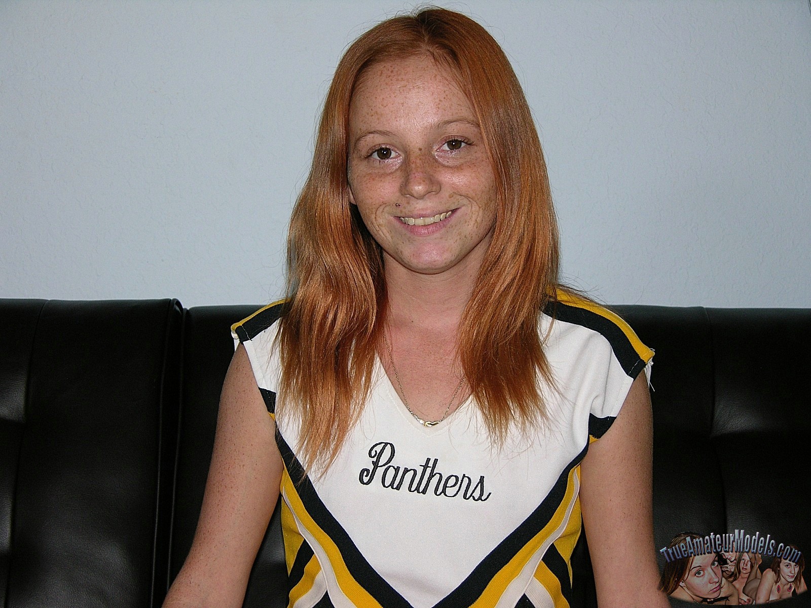 Freckled Face Redhead Cheerleader - TrueAmateurModels.com #67112107