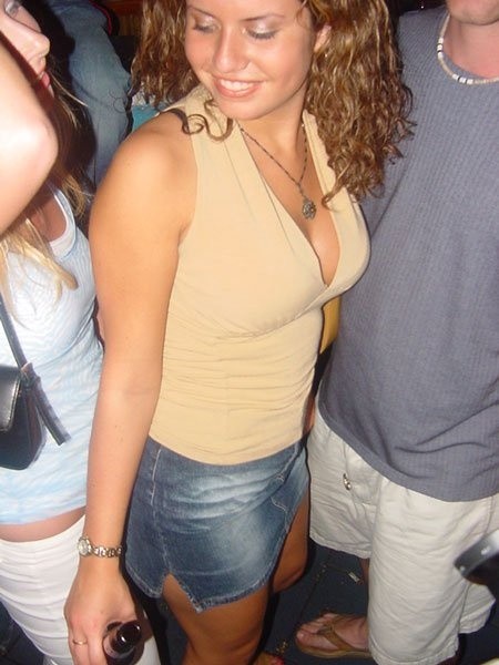 Pics of hotties flashing their tits and butts at parties #76397901