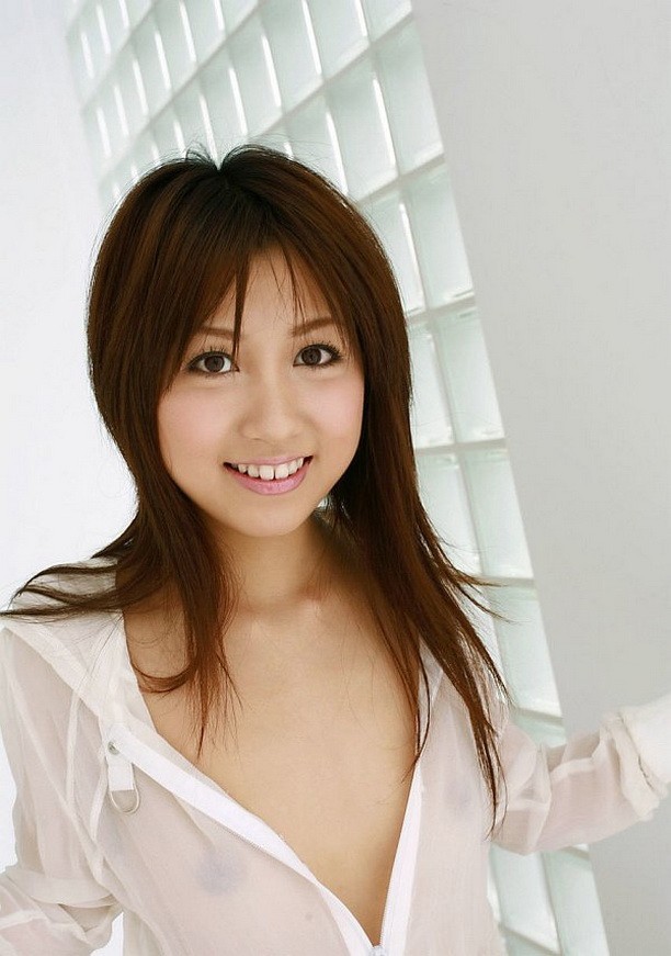 Pretty asian model Rika Yuuki strips showing pussy #69778627
