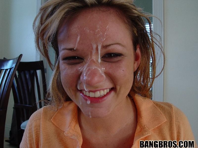 blondie comes in sucks on a monster dong and takes facial #75933752