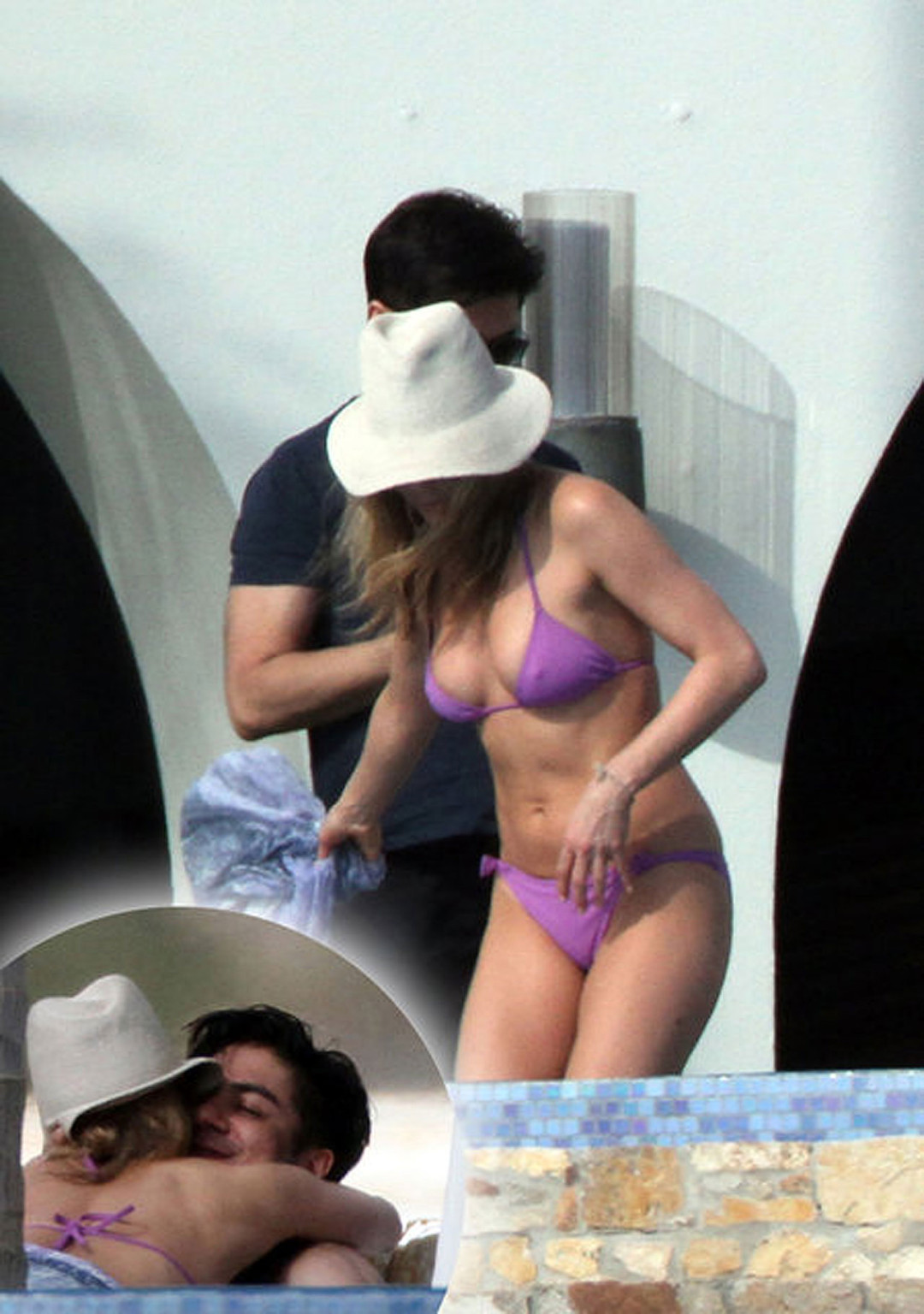 Jennifer Aniston exposing very sexy body in bikini paparazzi photos #75325563