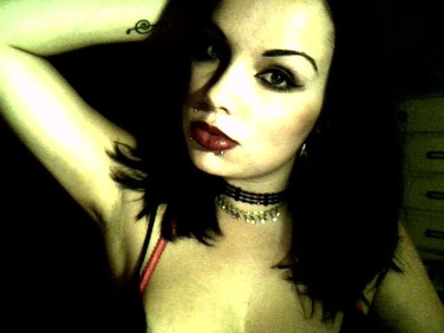 Goth chick stripping on webcam #67335066