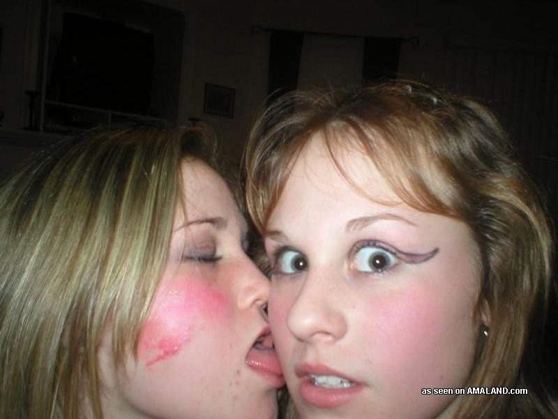 Kinky horny wild amateur lesbo lovers in steamy liplock #68161459