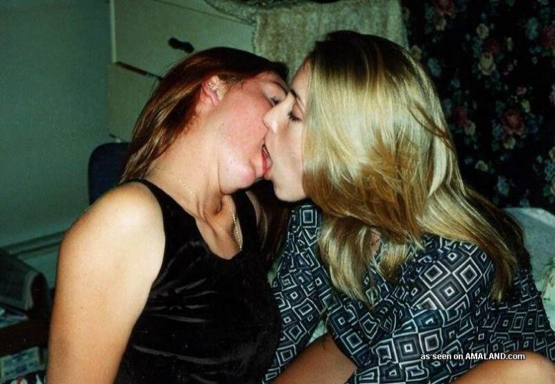 Kinky horny wild amateur lesbo lovers in steamy liplock #68161530