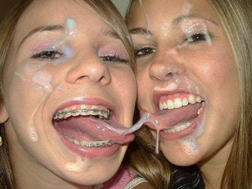Amateur babes love cum on their faces #67114975