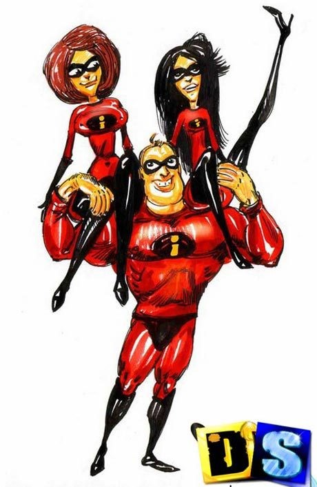 Caliente mr incredible enseñando trucos a los estudiantes en una orgía
 #69556297