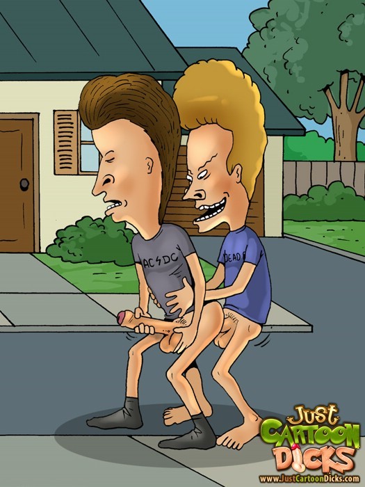 Beavis and Butthead with porn simpsons in gay cartoons #69678910