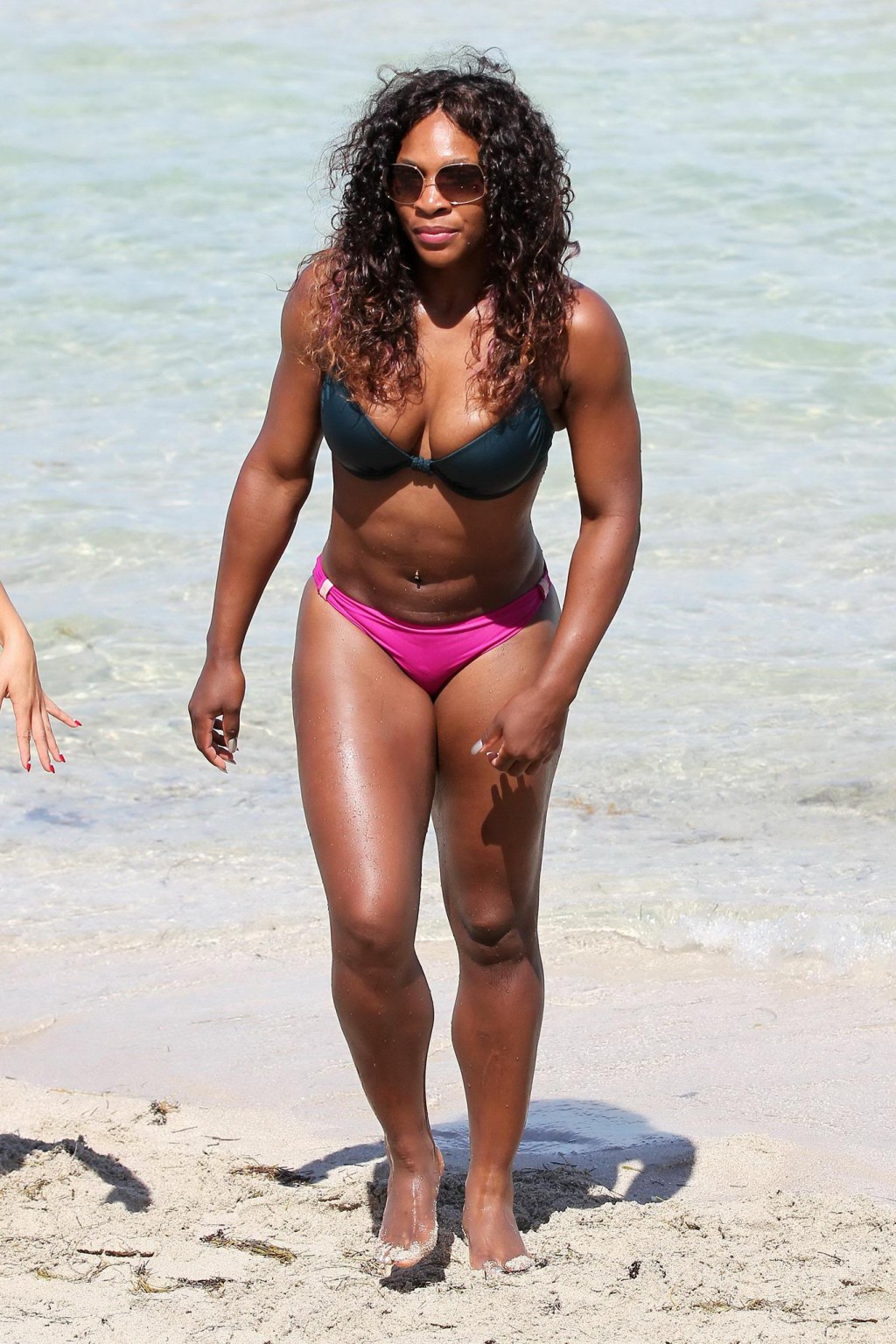 Serena Williams busty wearing bikini at the South Beach #75296017