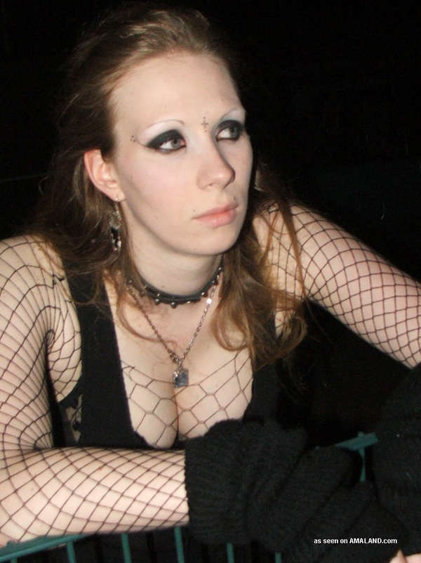 Pictures of a cocksucking gothic bitch #75709748