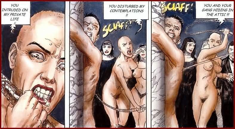 Fetiche de cómics hardcore de monjas y esclavas sexuales
 #69723903