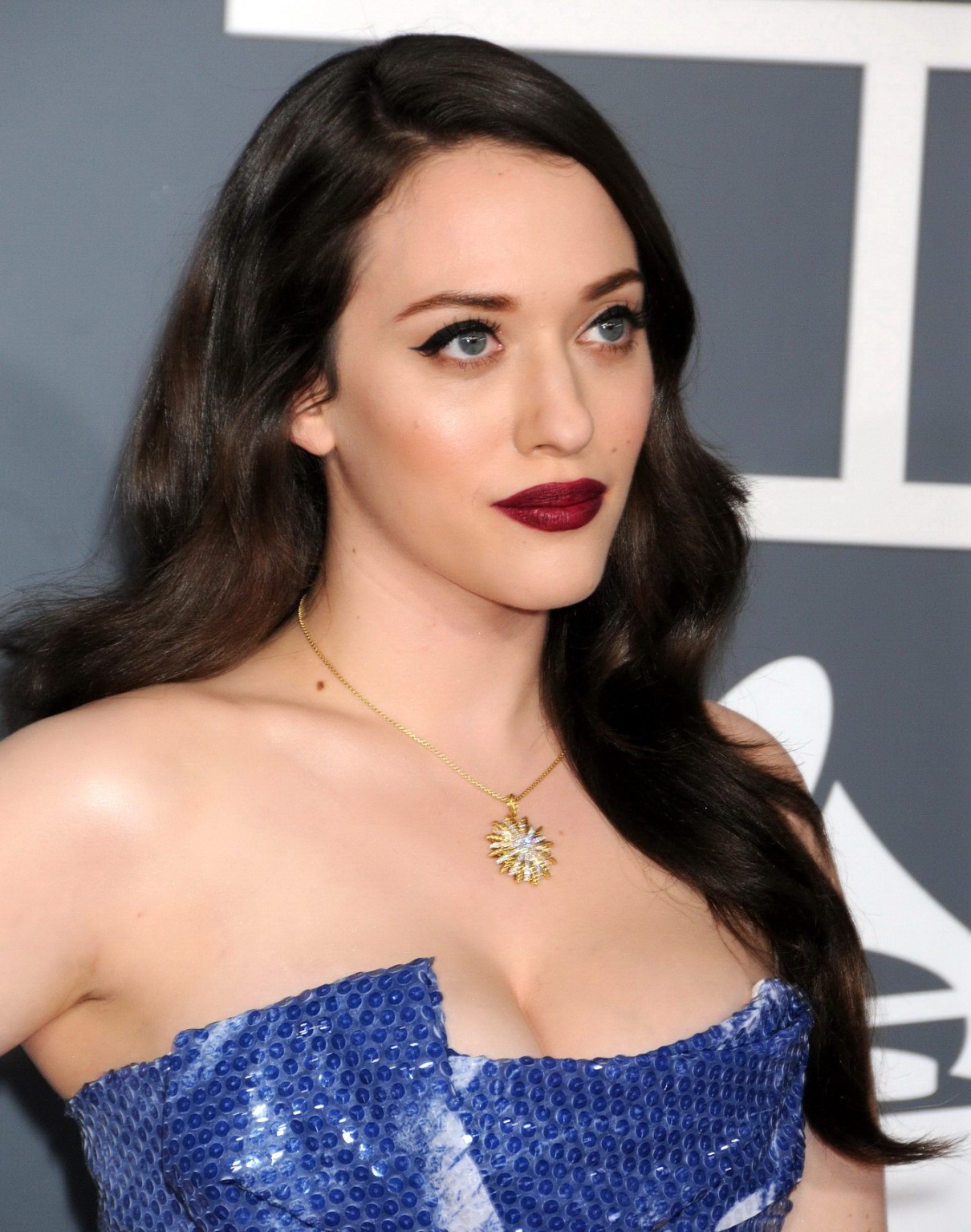 Busty Kat Dennings showing huge cleavage at 55th Annual Grammy Awards #75241249