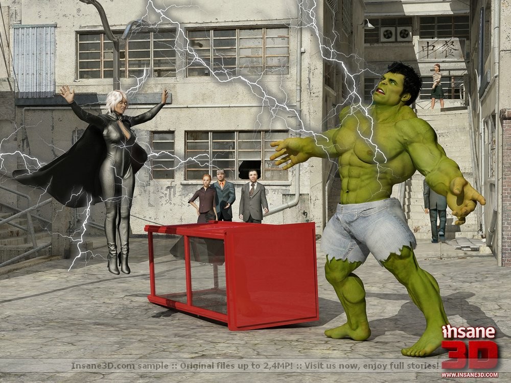 Images de sexe en 3D avec le monstre Hulk
 #67050548