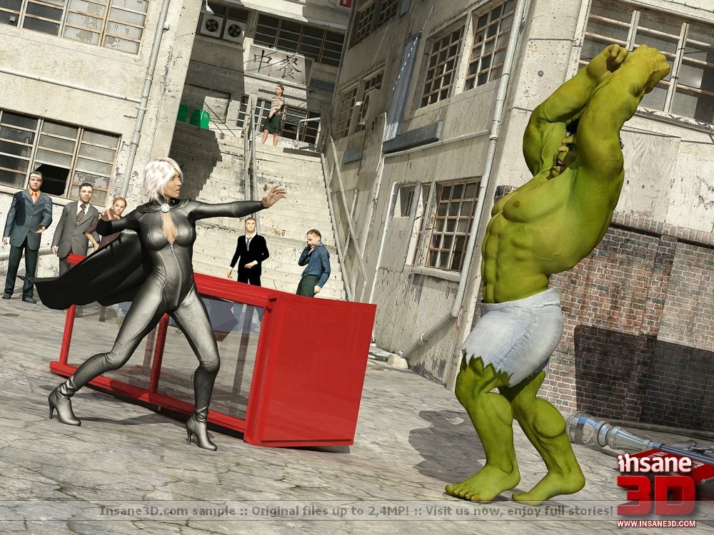 Images de sexe en 3D avec le monstre Hulk
 #67050560