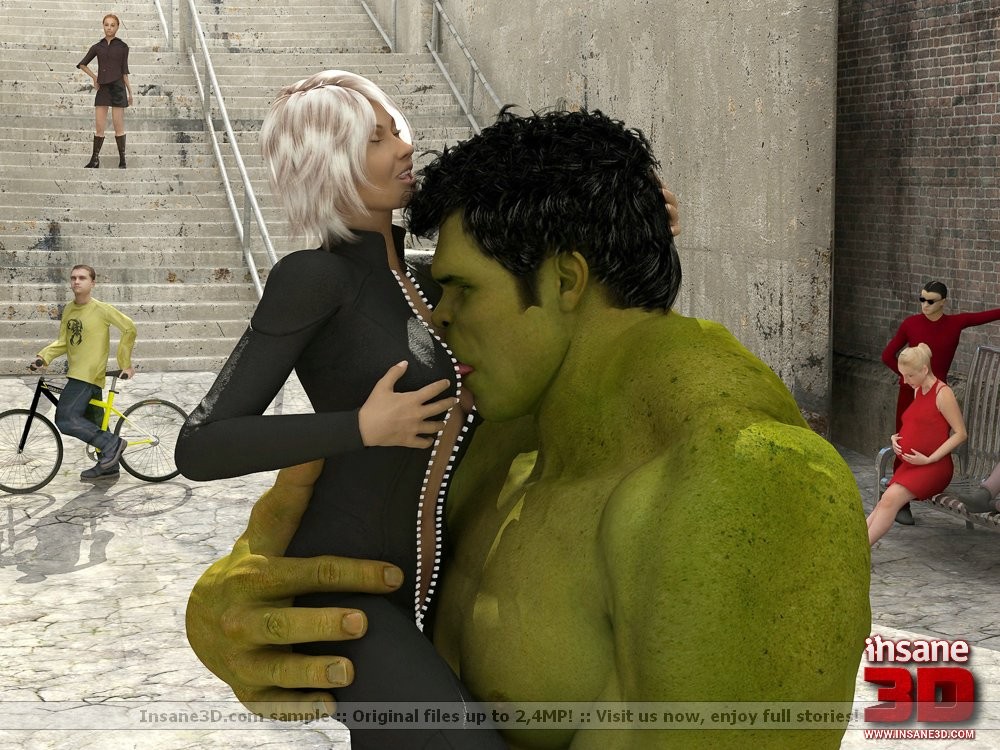Images de sexe en 3D avec le monstre Hulk
 #67050582