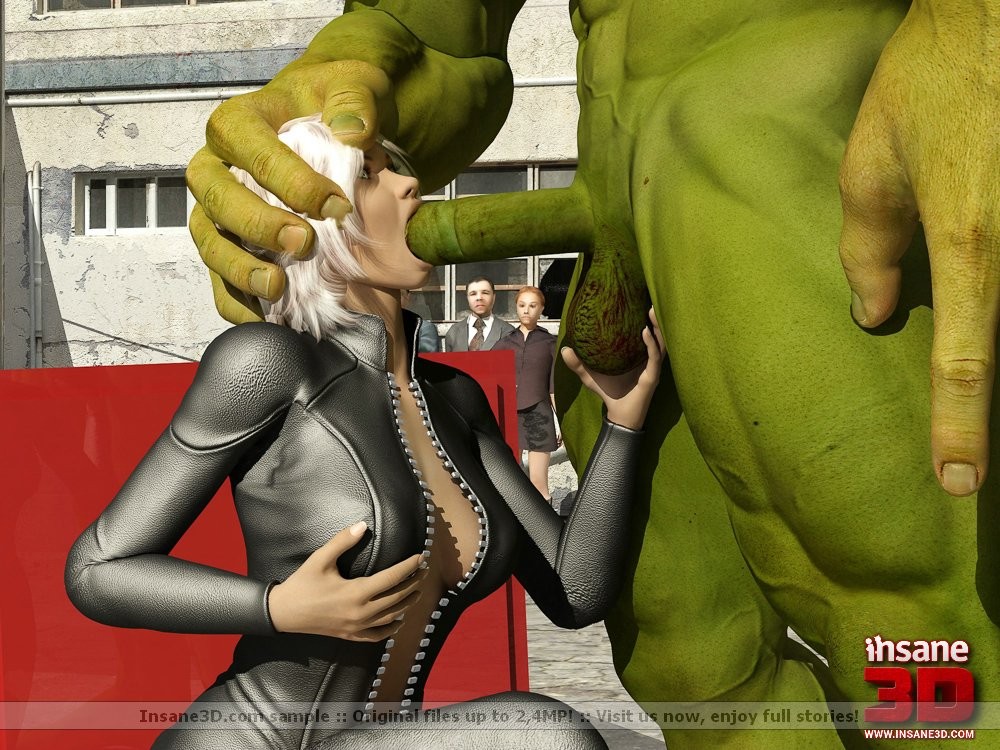 Images de sexe en 3D avec le monstre Hulk
 #67050596